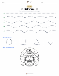 El Dorado printable worksheet preview