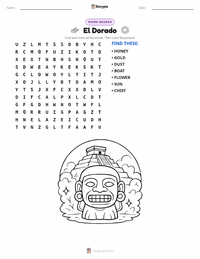 El Dorado printable worksheet preview