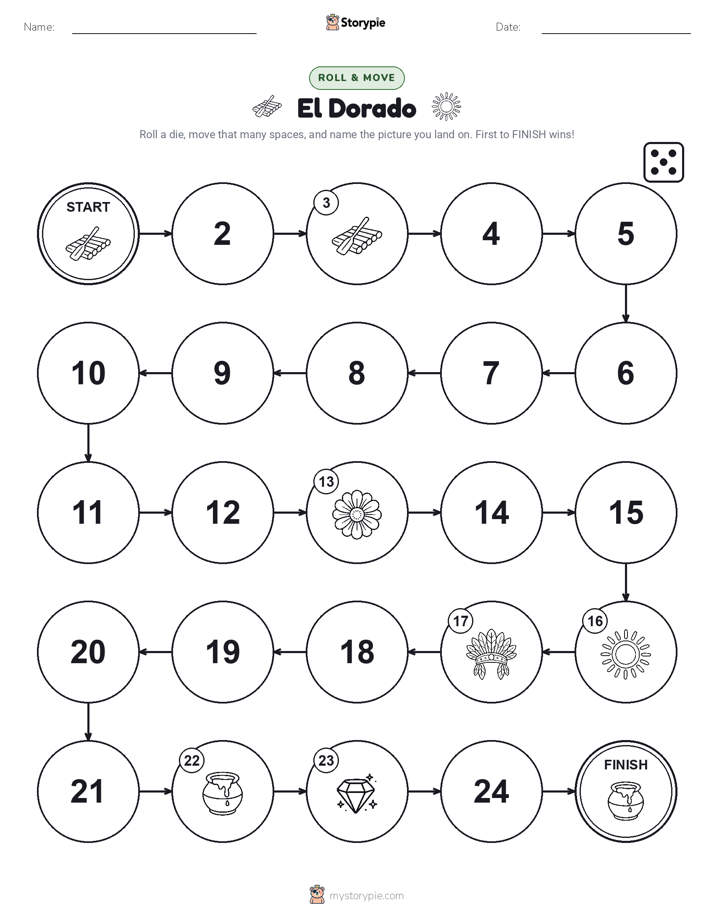 Roll & Move Game