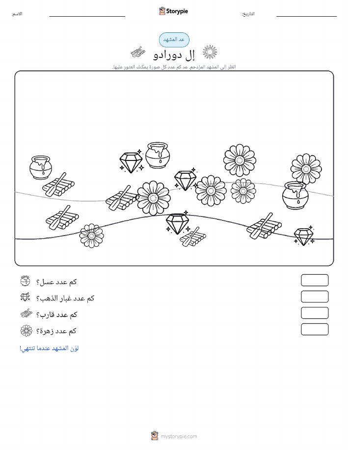 مشهد العد