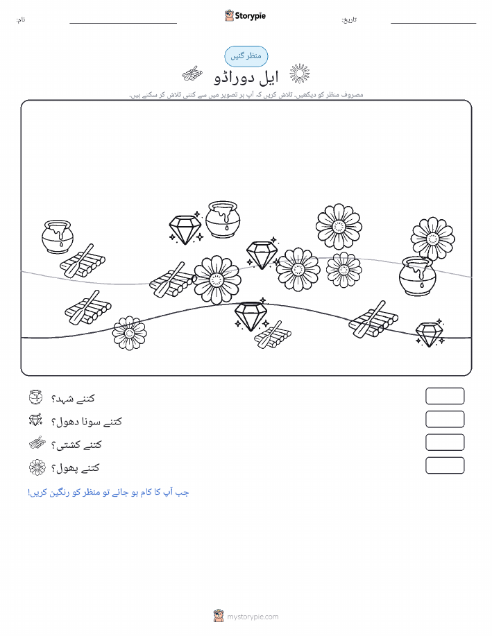 گنتی کا منظر