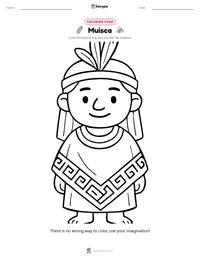 Muisca printable worksheet preview