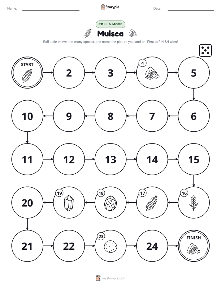 Roll & Move Game