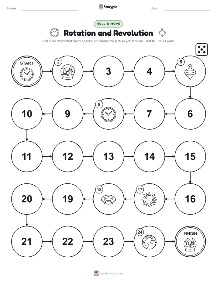 Roll & Move Game
