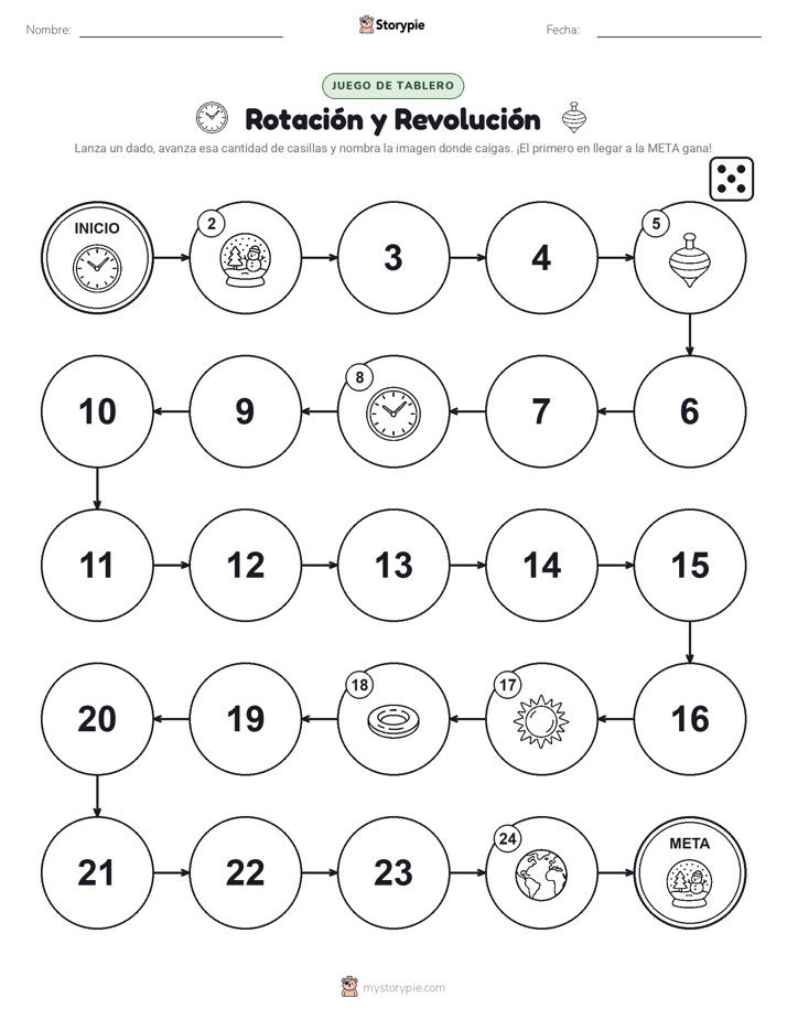 Juego de Rueda y Avanza