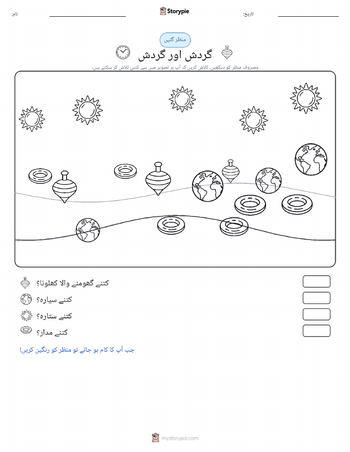 گنتی کا منظر