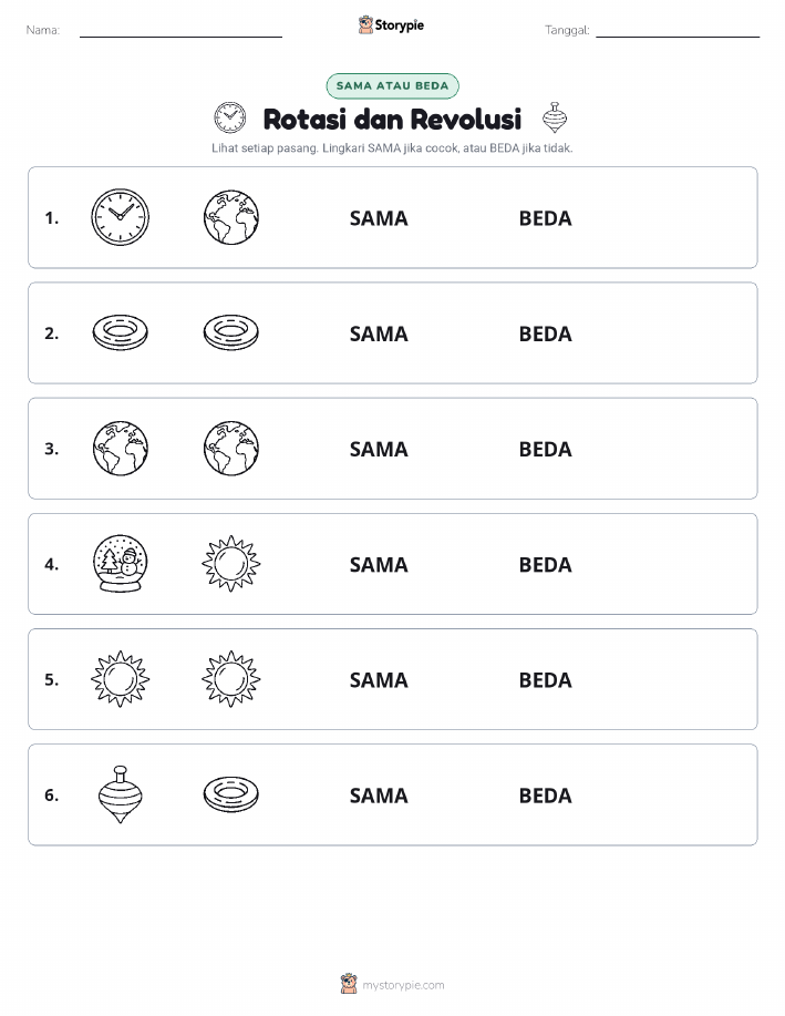 Sama atau Berbeda