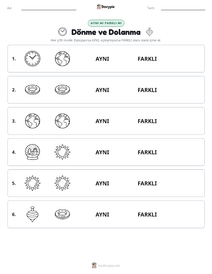 Aynı mı Farklı mı