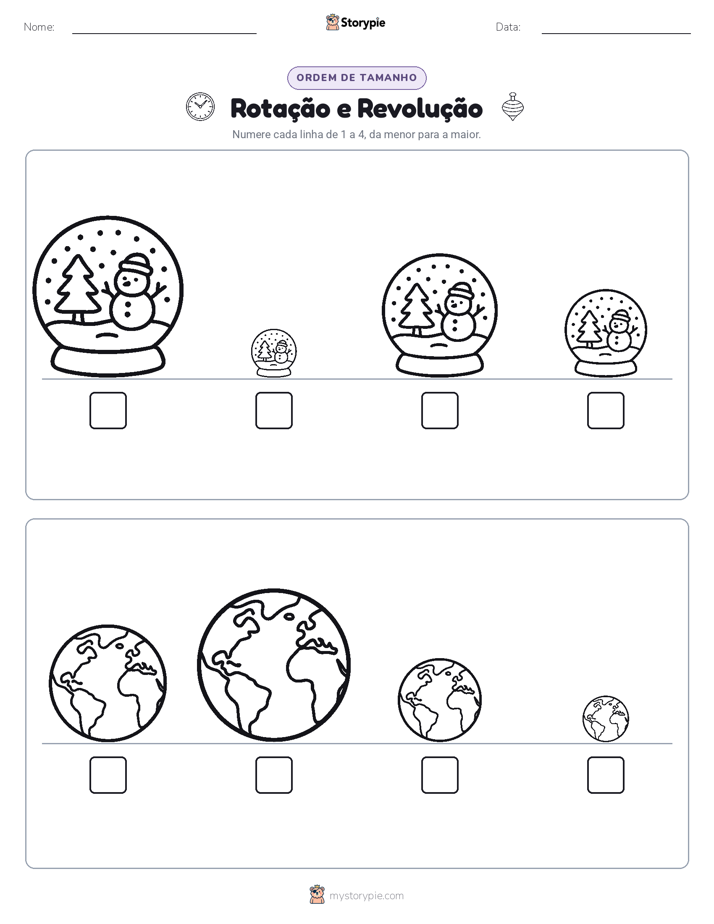Ordem de Tamanho