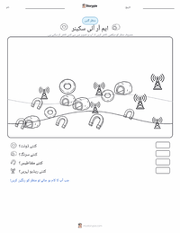 ایم آر آئی سکینر پرنٹ کرنے کے قابل ورکشیٹ کا پیش نظارہ