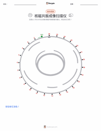 核磁共振扫描仪 可打印工作表预览