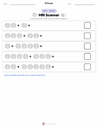 MRI Scanner printable worksheet preview