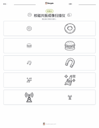 核磁共振扫描仪 可打印工作表预览