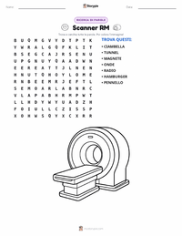 Anteprima della scheda stampabile di Scanner MRI
