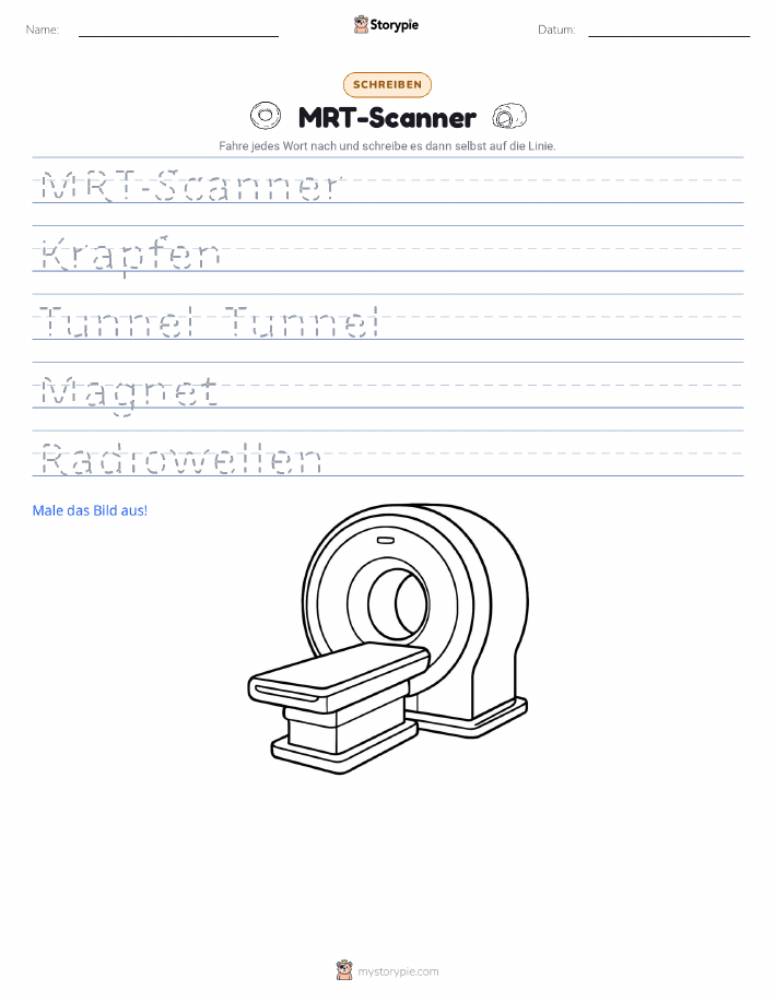 Schreibübung