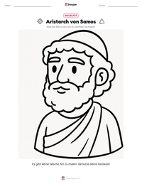 Aristarch von Samos druckbare Arbeitsblatt Vorschau