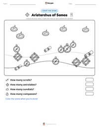 Aristarchus of Samos printable worksheet preview