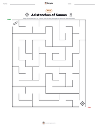 Aristarchus of Samos printable worksheet preview