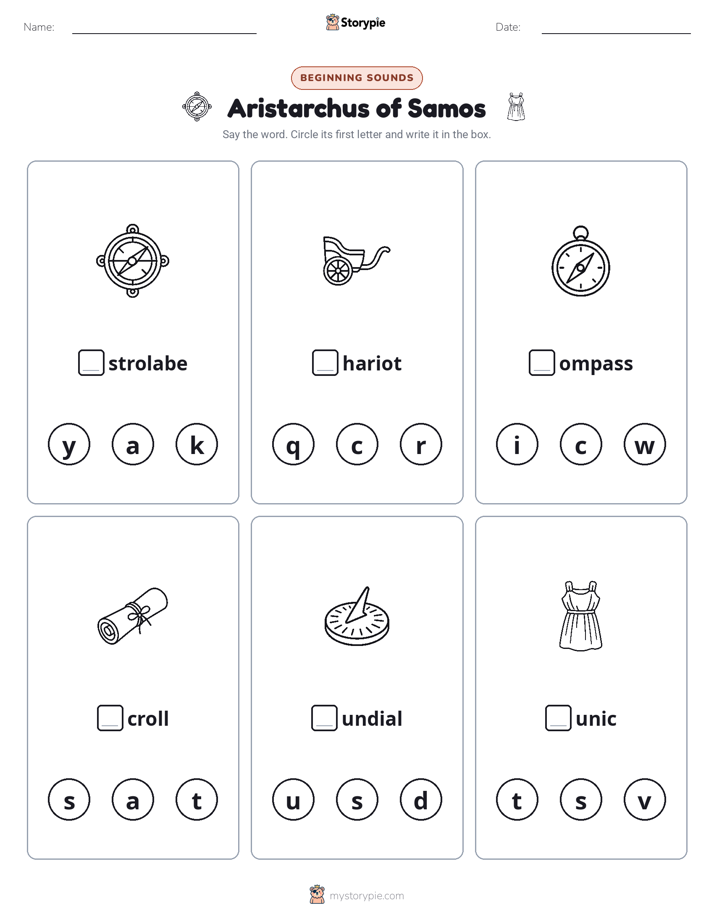 Beginning Sounds