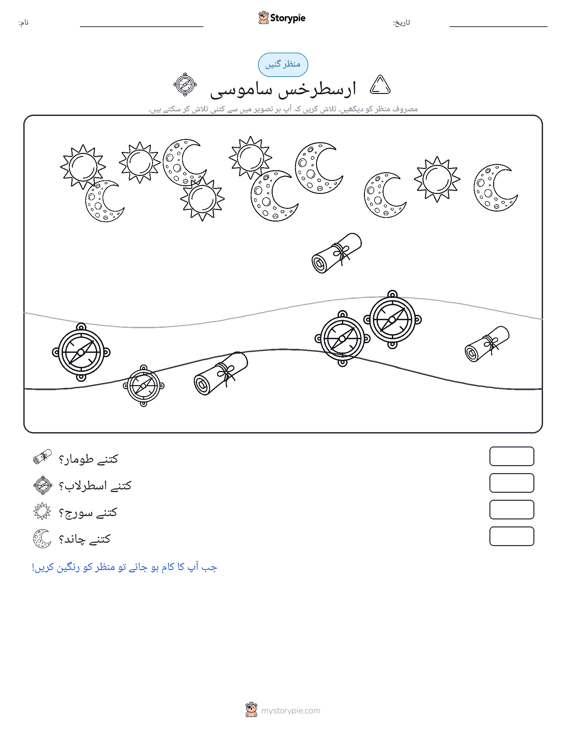 گنتی کا منظر