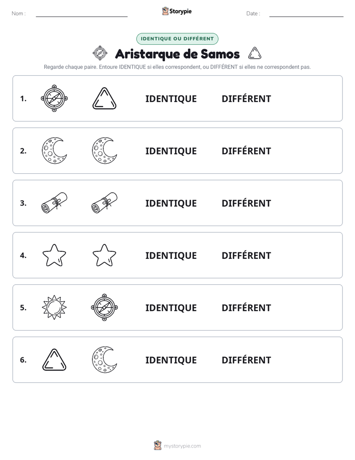 Identique ou Différent
