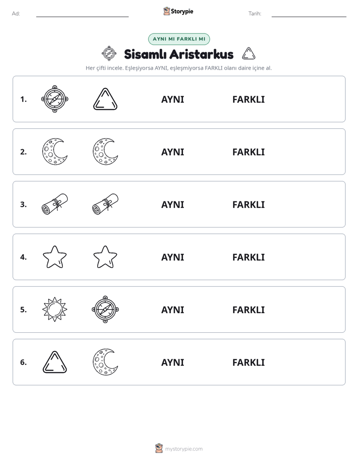 Aynı mı Farklı mı