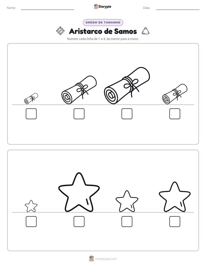 Ordem de Tamanho