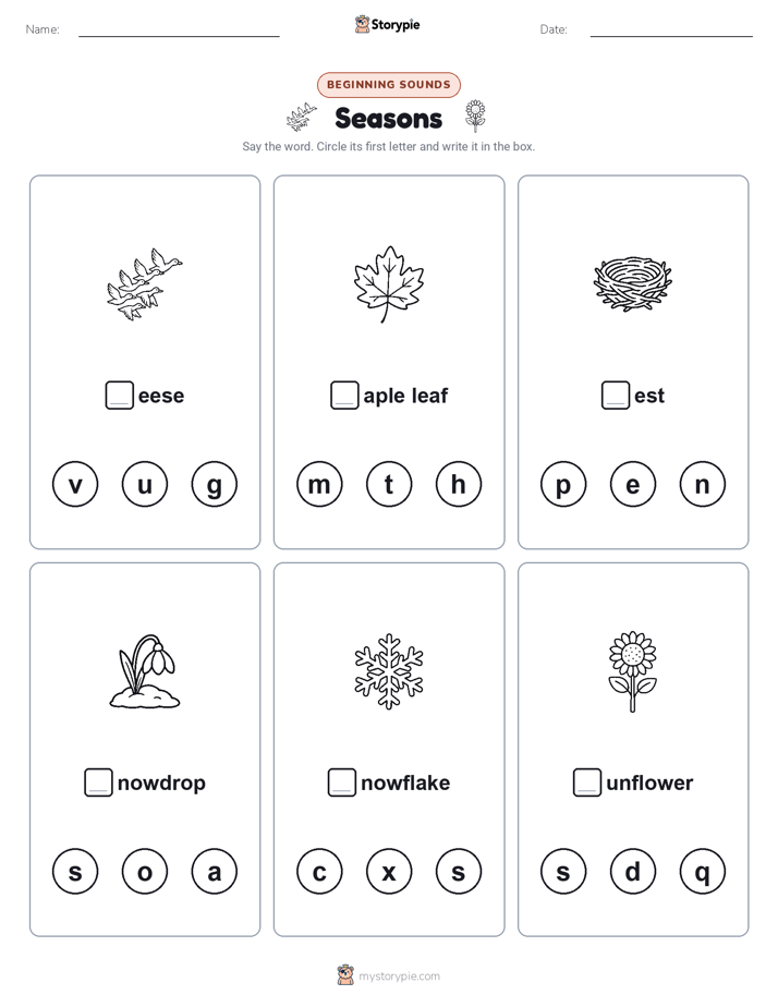 Beginning Sounds