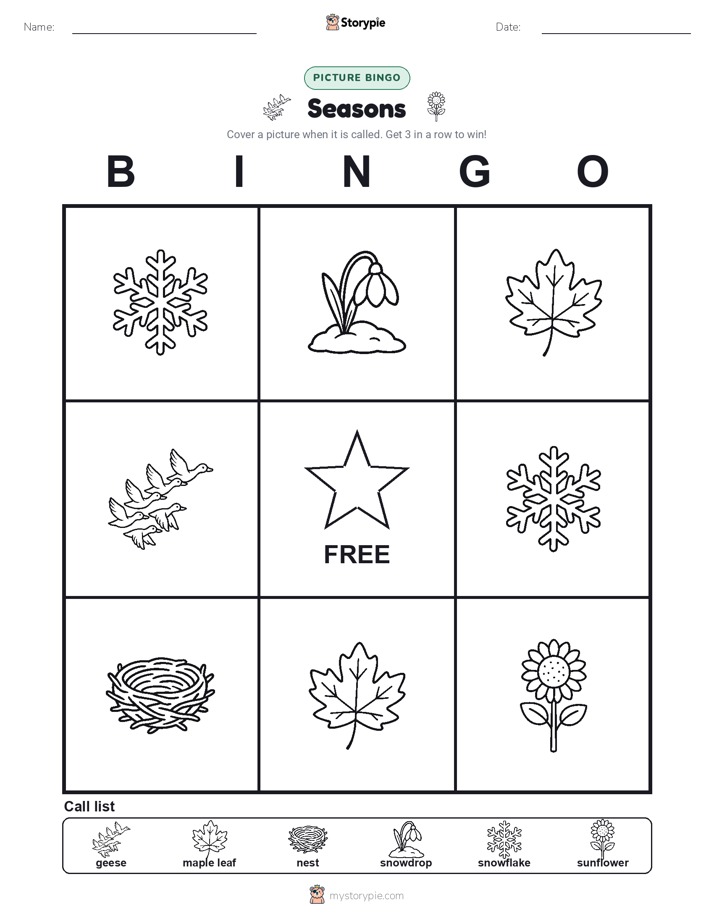 Picture Bingo