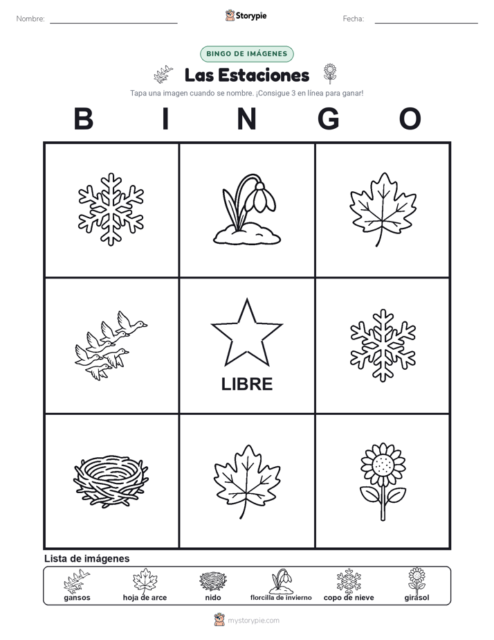 Bingo de Imágenes