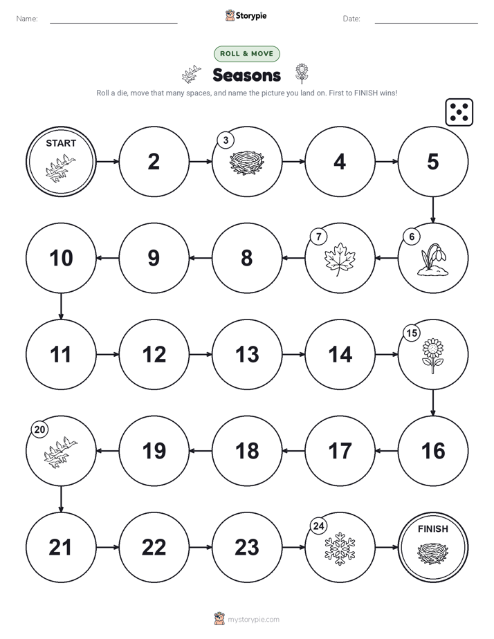 Roll & Move Game