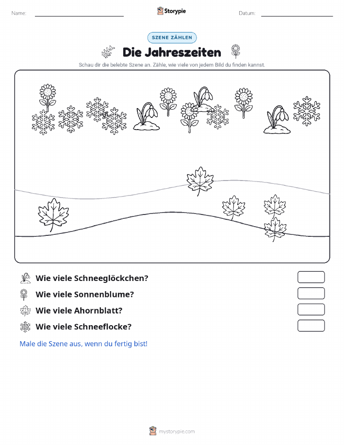 Zähl-Szene