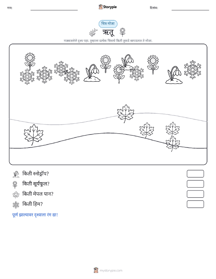 गणना दृश्य