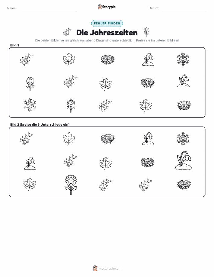 Finde den Unterschied