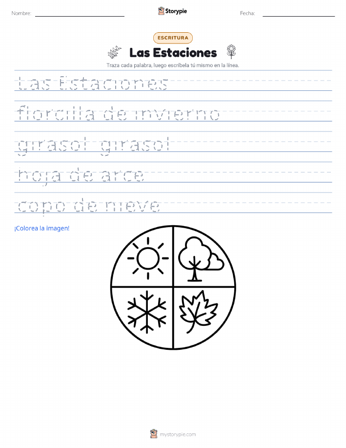 Práctica de Escritura