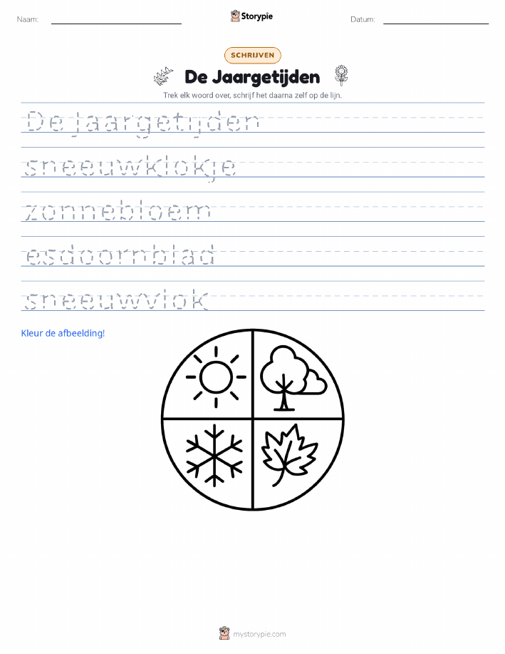 Schrijf Oefening