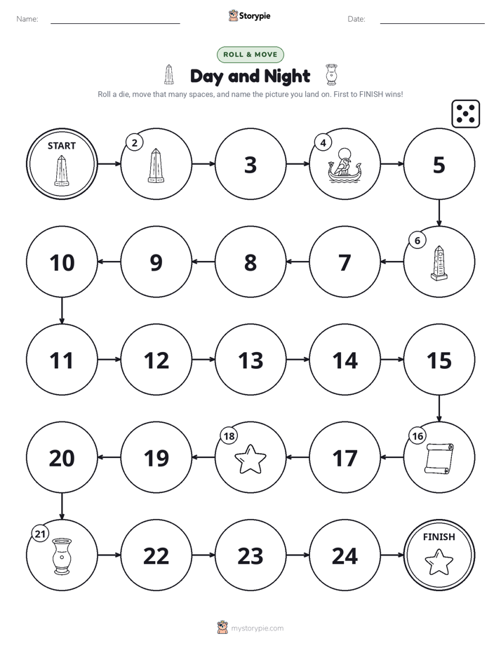 Roll & Move Game