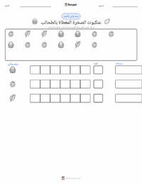 معاينة ورقة العمل القابلة للطباعة أنانسي والصخرة المغطاة بالطحالب