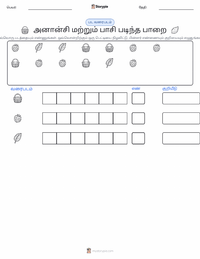 அனான்சி மற்றும் பாசி படிந்த பாறை அச்சிடக்கூடிய வேலைப்பதிவின் முன்னோட்டம்