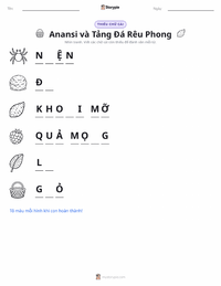 Xem trước tài liệu in sẵn Anansi và Tảng đá Phủ Rêu
