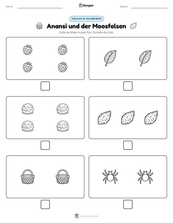 Zählen & Schreiben