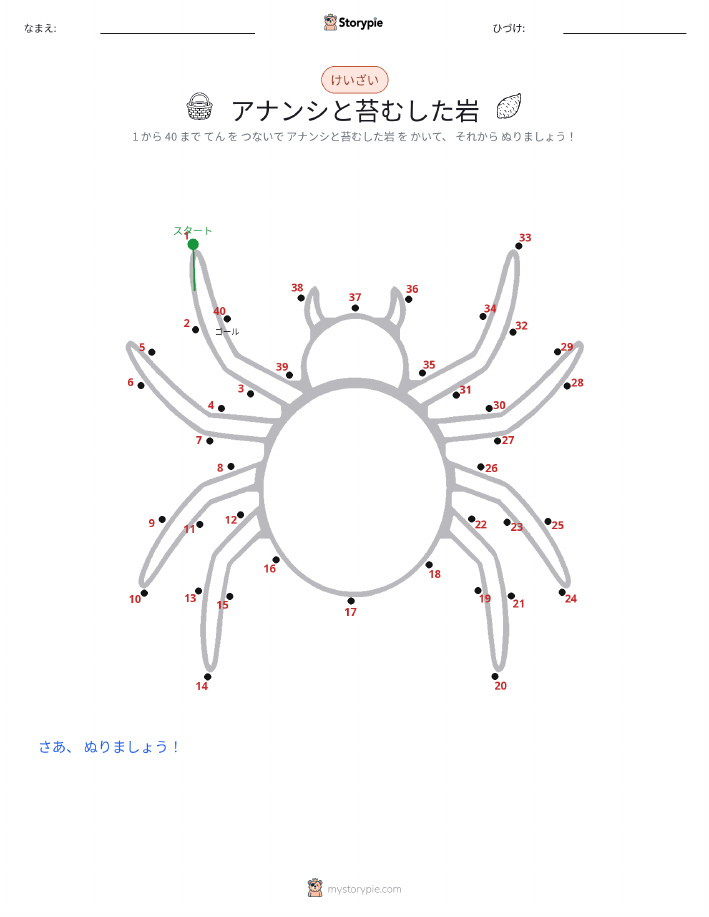 点つなぎ