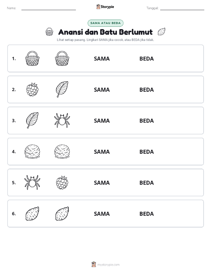 Sama atau Berbeda