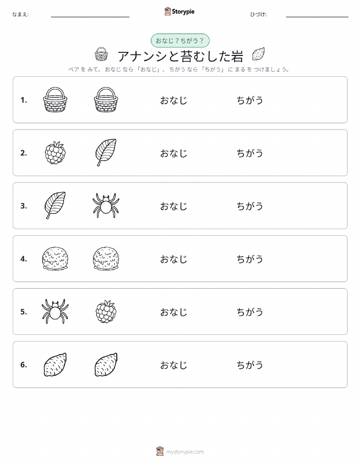 同じか違うか