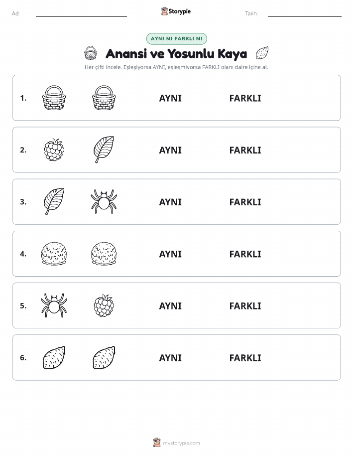 Aynı mı Farklı mı