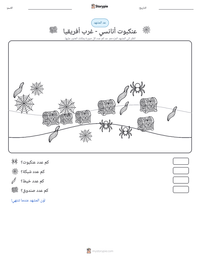 معاينة ورقة العمل القابلة للطباعة عنكبوت أنانسي - غرب أفريقيا