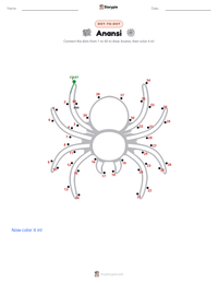 Anansi printable worksheet preview