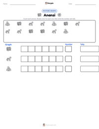 Anansi printable worksheet preview