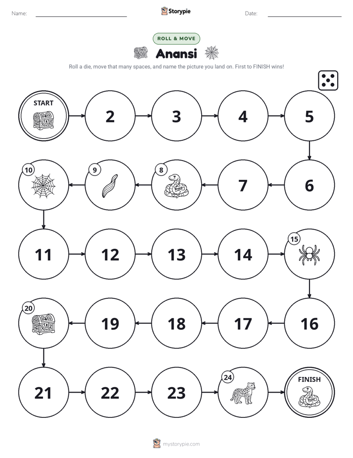 Roll & Move Game