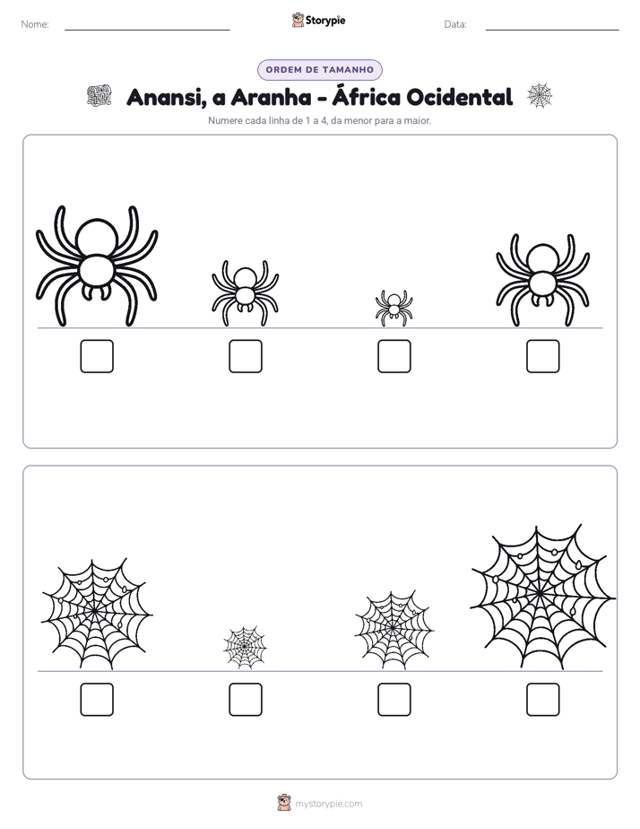 Ordem de Tamanho